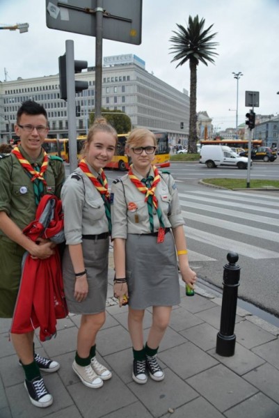 Mieleccy harcerze w Warszawie. Połączyli miasto w rocznicę wybuchu Powstania Warszawskiego