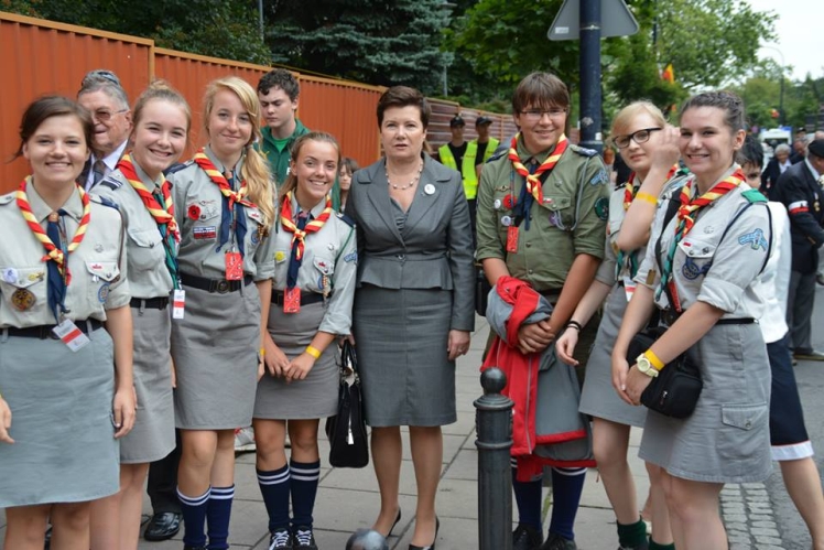 Mieleccy harcerze w Warszawie. Połączyli miasto w rocznicę wybuchu Powstania Warszawskiego