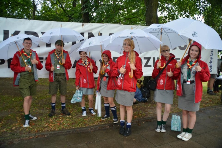Mieleccy harcerze w Warszawie. Połączyli miasto w rocznicę wybuchu Powstania Warszawskiego