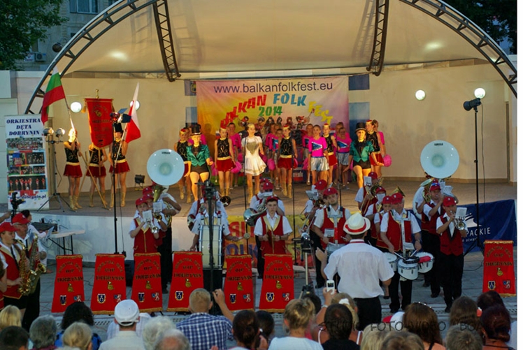 Orkiestra Dęta Dobrynin na VIII Balkan Folk Fest 2014 w Bułgarii