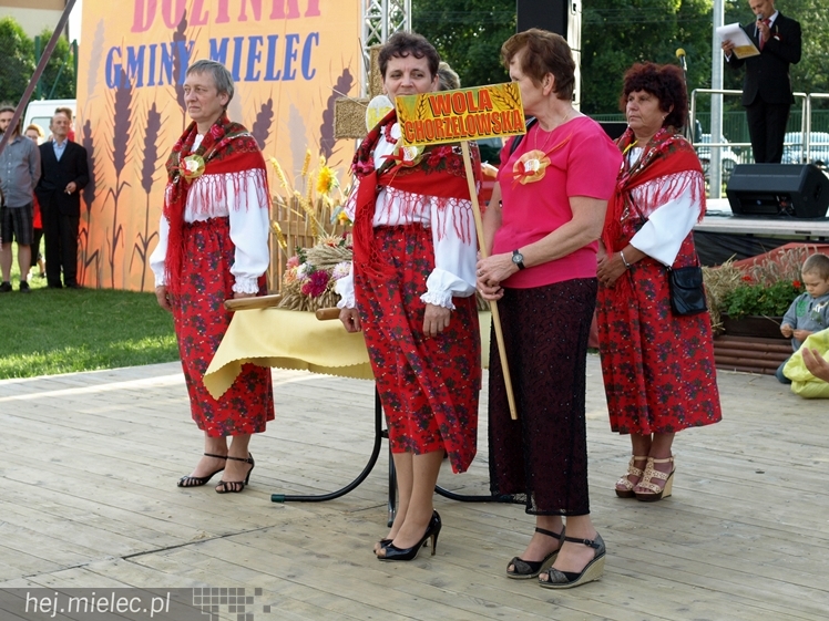 Dożynki Gminy Mielec w Chorzelowie