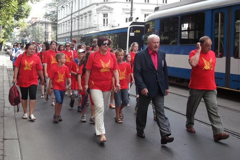Mielczanie na uroczystościach związanych z Setną Rocznicą Czynu Legionowego w Krakowie