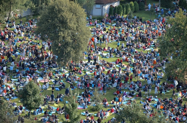 Lotnicze zdjęcia ze szlaku 32. Pieszej Pielgrzymki Tarnowskiej