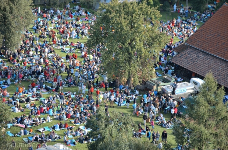 Lotnicze zdjęcia ze szlaku 32. Pieszej Pielgrzymki Tarnowskiej