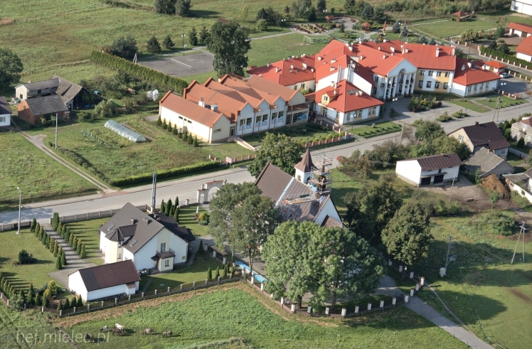 Lotnicze zdjęcia ze szlaku 32. Pieszej Pielgrzymki Tarnowskiej