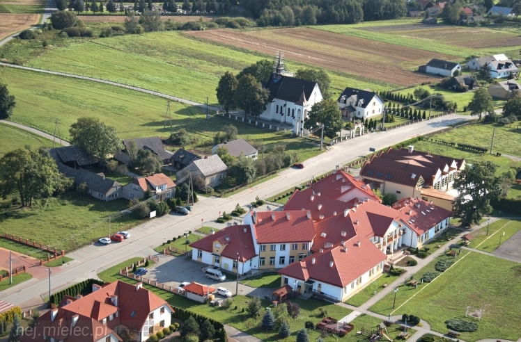 Lotnicze zdjęcia ze szlaku 32. Pieszej Pielgrzymki Tarnowskiej