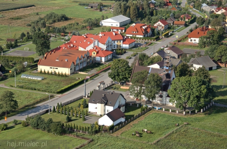 Lotnicze zdjęcia ze szlaku 32. Pieszej Pielgrzymki Tarnowskiej