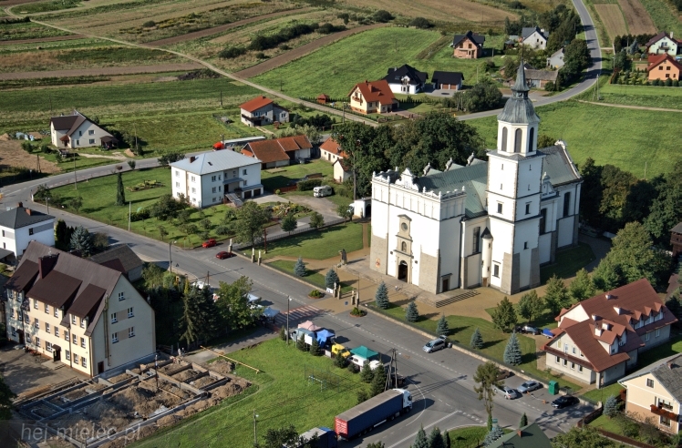 Lotnicze zdjęcia ze szlaku 32. Pieszej Pielgrzymki Tarnowskiej