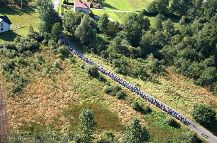 Lotnicze zdjęcia ze szlaku 32. Pieszej Pielgrzymki Tarnowskiej