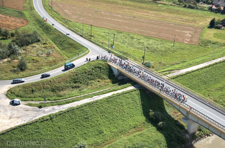 Lotnicze zdjęcia ze szlaku 32. Pieszej Pielgrzymki Tarnowskiej