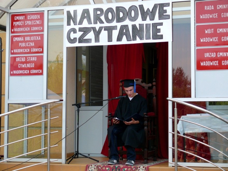 Narodowe Czytanie Trylogii Henryka Sienkiewicza w Wadowicach Górnych