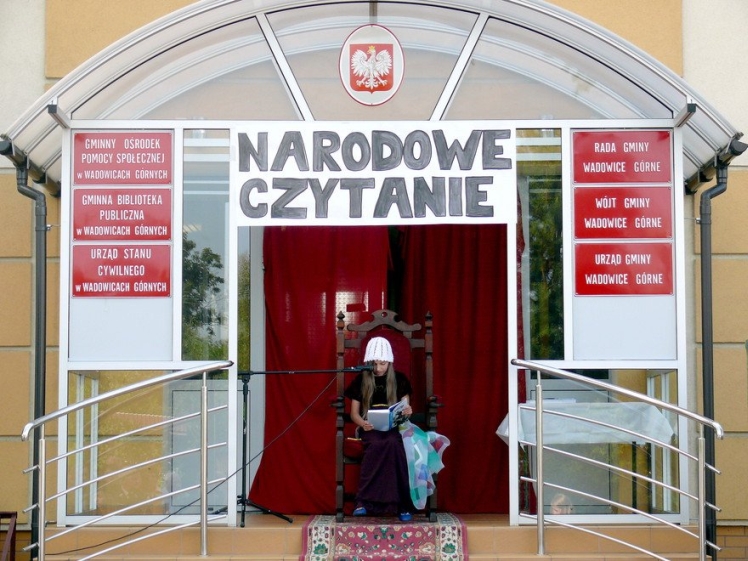 Narodowe Czytanie Trylogii Henryka Sienkiewicza w Wadowicach Górnych