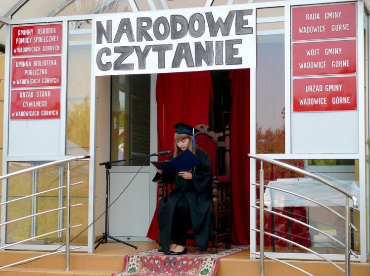 Narodowe Czytanie Trylogii Henryka Sienkiewicza w Wadowicach Górnych