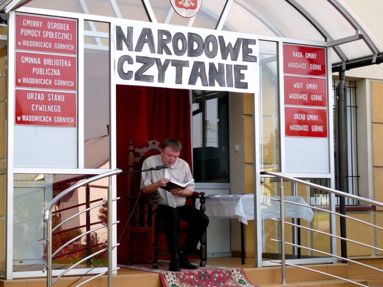 Narodowe Czytanie Trylogii Henryka Sienkiewicza w Wadowicach Górnych