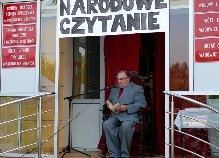 Narodowe Czytanie Trylogii Henryka Sienkiewicza w Wadowicach Górnych
