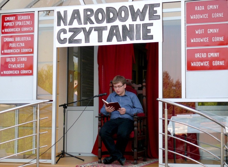 Narodowe Czytanie Trylogii Henryka Sienkiewicza w Wadowicach Górnych