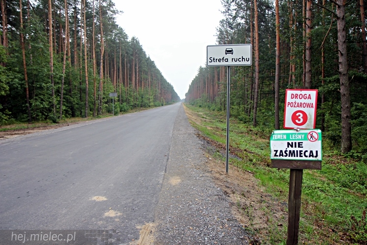 Otwarcie drogi dojazdowej do Łuża