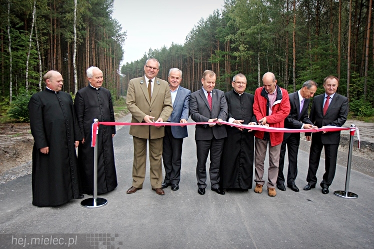 Otwarcie drogi dojazdowej do Łuża