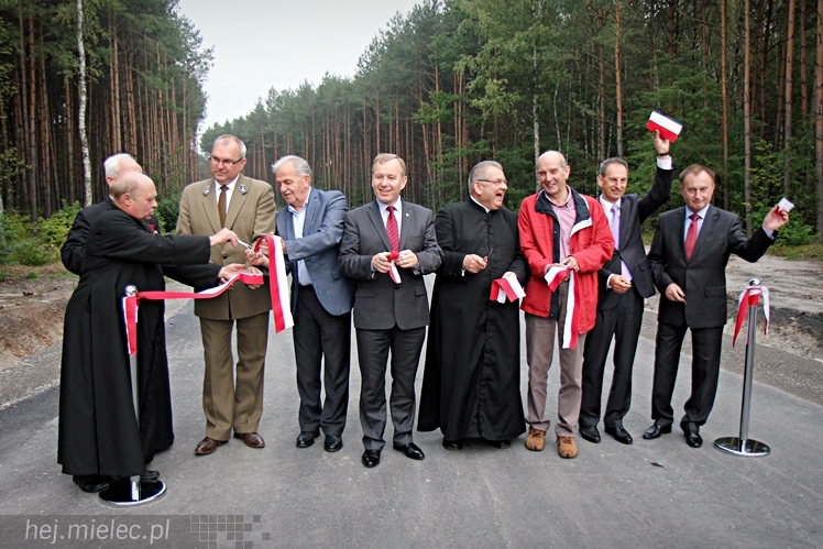 Otwarcie drogi dojazdowej do Łuża