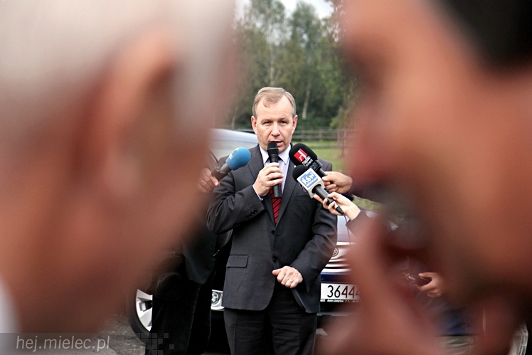 Otwarcie drogi dojazdowej do Łuża