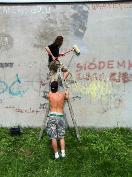 Mural dla mieleckiego underground?u powstał przy Szafera