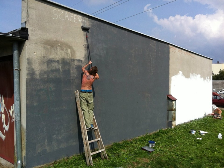 Mural dla mieleckiego underground?u powstał przy Szafera