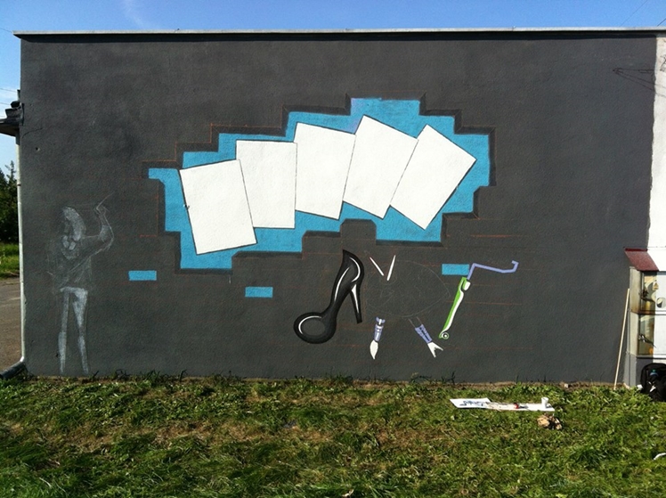 Mural dla mieleckiego underground?u powstał przy Szafera