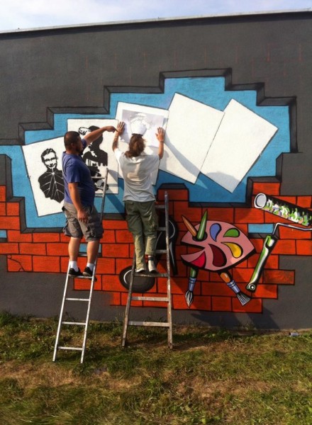 Mural dla mieleckiego underground?u powstał przy Szafera