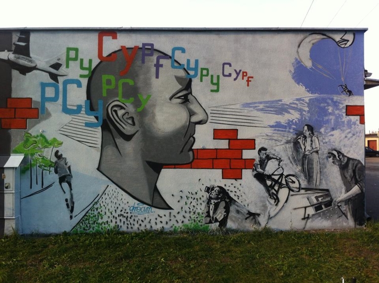 Mural dla mieleckiego underground?u powstał przy Szafera