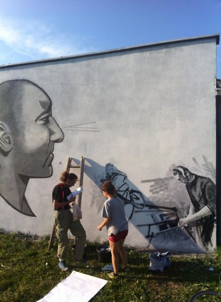 Mural dla mieleckiego underground?u powstał przy Szafera