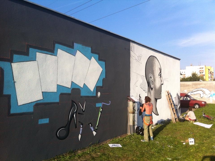 Mural dla mieleckiego underground?u powstał przy Szafera