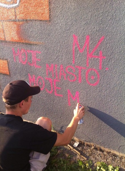 Mural dla mieleckiego underground?u powstał przy Szafera