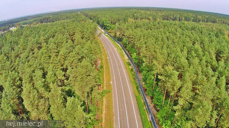 Obwodnica Mielca z lotu ptaka
