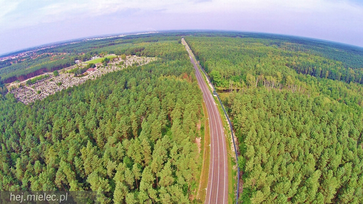 Obwodnica Mielca z lotu ptaka