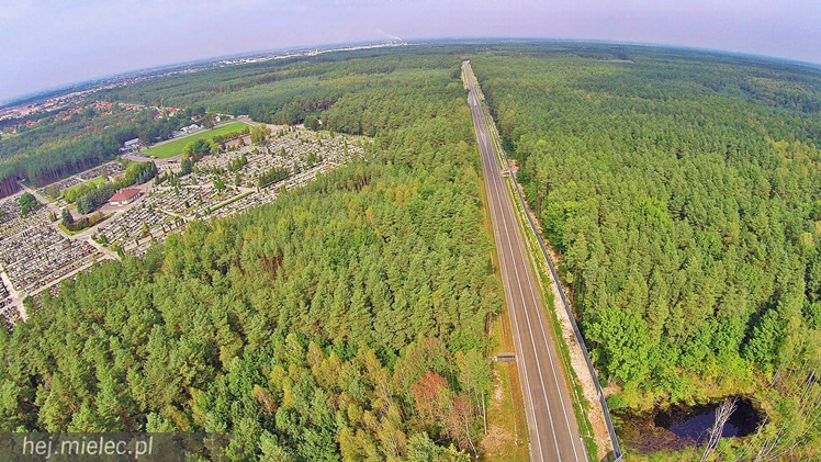 Obwodnica Mielca z lotu ptaka
