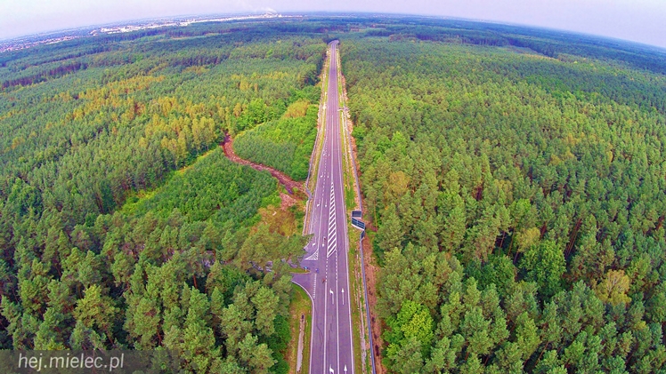 Obwodnica Mielca z lotu ptaka