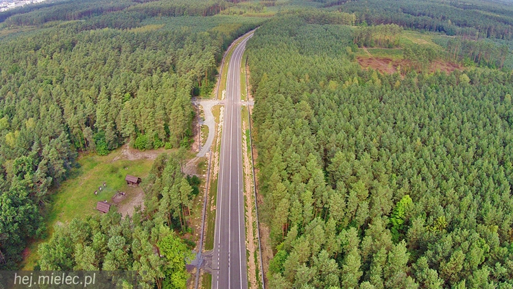 Obwodnica Mielca z lotu ptaka