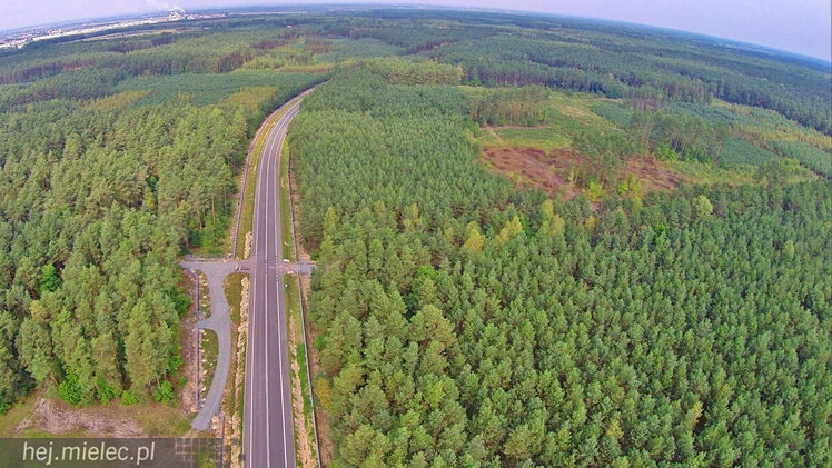 Obwodnica Mielca z lotu ptaka