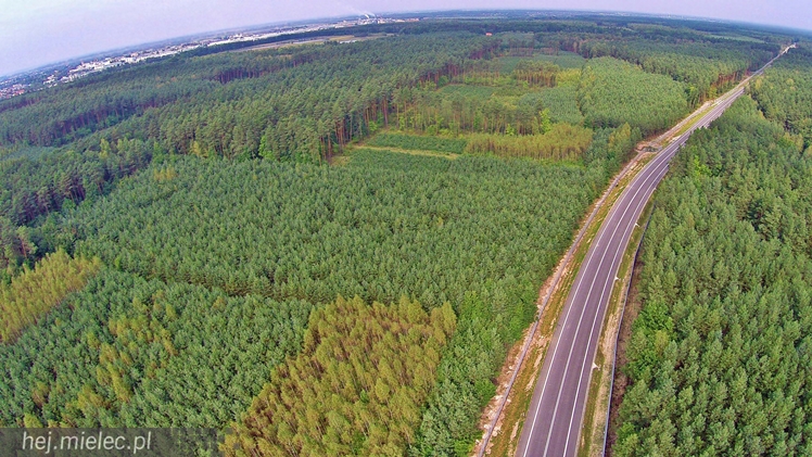 Obwodnica Mielca z lotu ptaka