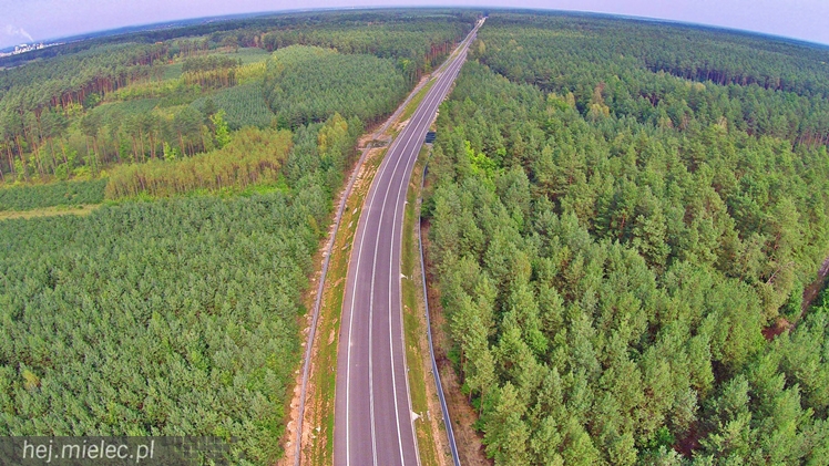 Obwodnica Mielca z lotu ptaka