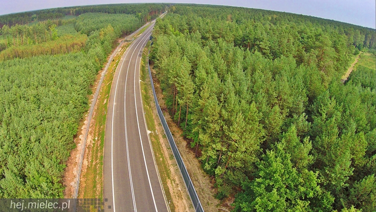 Obwodnica Mielca z lotu ptaka