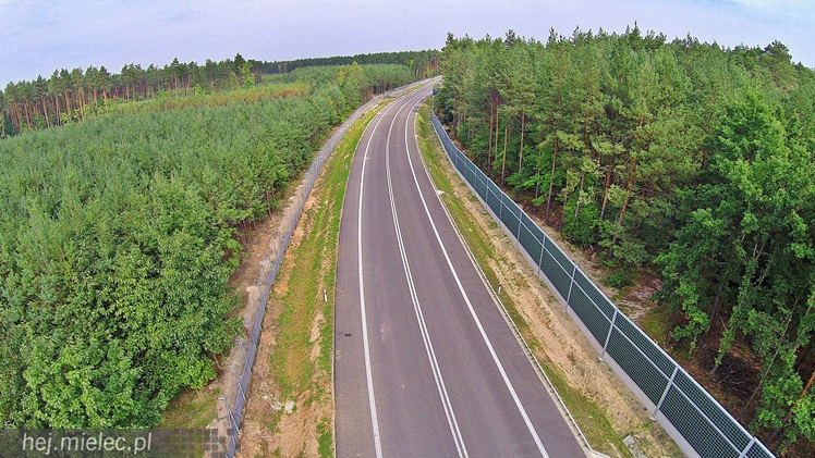 Obwodnica Mielca z lotu ptaka