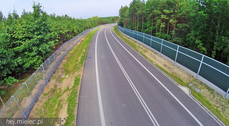 Obwodnica Mielca z lotu ptaka