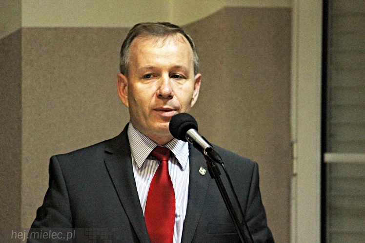 Minister Rolnictwa i Rozwoju Wsi Marek Sawicki w Mielcu na zaproszenie Podkarpackiej Izby Rolniczej