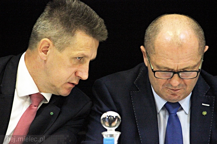 Minister Rolnictwa i Rozwoju Wsi Marek Sawicki w Mielcu na zaproszenie Podkarpackiej Izby Rolniczej