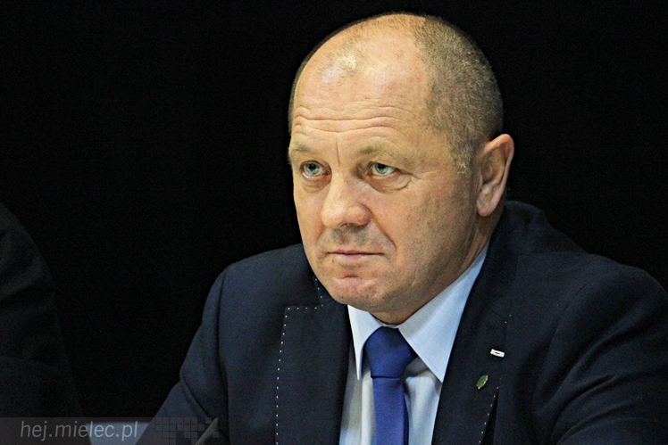 Minister Rolnictwa i Rozwoju Wsi Marek Sawicki w Mielcu na zaproszenie Podkarpackiej Izby Rolniczej