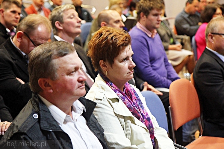 Minister Rolnictwa i Rozwoju Wsi Marek Sawicki w Mielcu na zaproszenie Podkarpackiej Izby Rolniczej