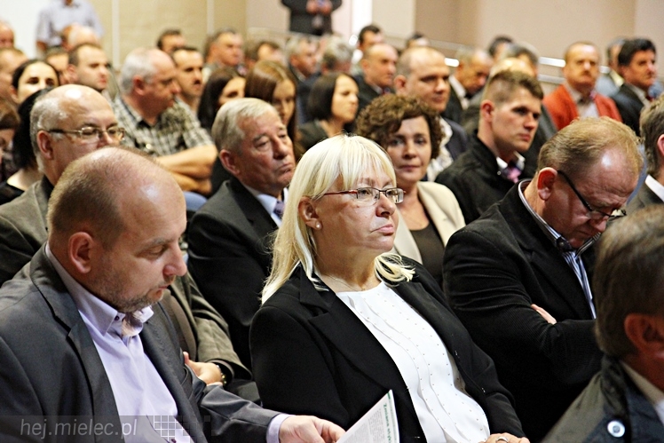 Minister Rolnictwa i Rozwoju Wsi Marek Sawicki w Mielcu na zaproszenie Podkarpackiej Izby Rolniczej