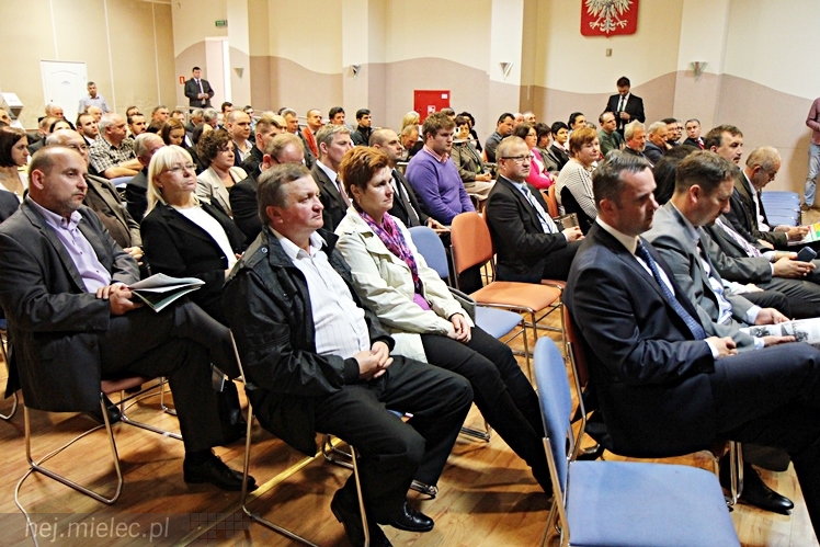 Minister Rolnictwa i Rozwoju Wsi Marek Sawicki w Mielcu na zaproszenie Podkarpackiej Izby Rolniczej