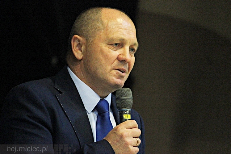 Minister Rolnictwa i Rozwoju Wsi Marek Sawicki w Mielcu na zaproszenie Podkarpackiej Izby Rolniczej